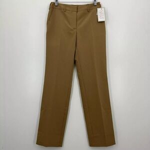 Lizzie Driver Pants Women's Size 2 Beige Roanoke Pleated Golf Pockets New NWT